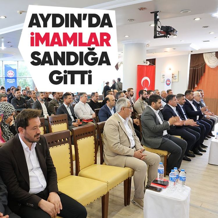 Aydın’da imamlar sandığa gitti