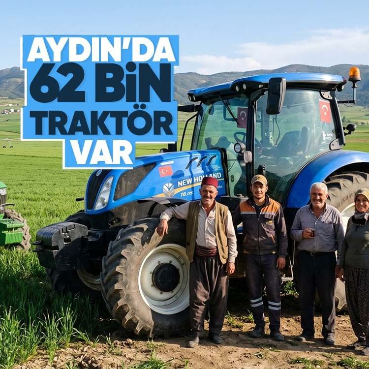 Aydın’da 62 bin traktör var