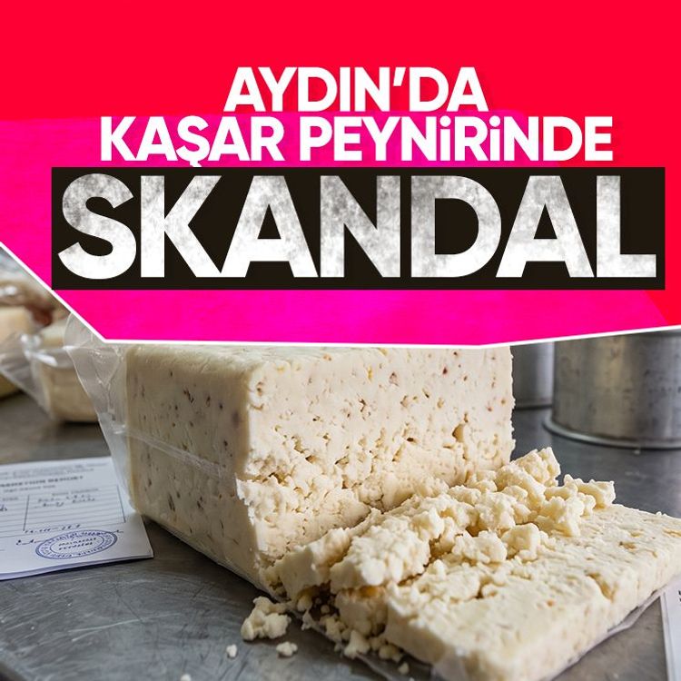 Aydın’da kaşar peyniri skandalı