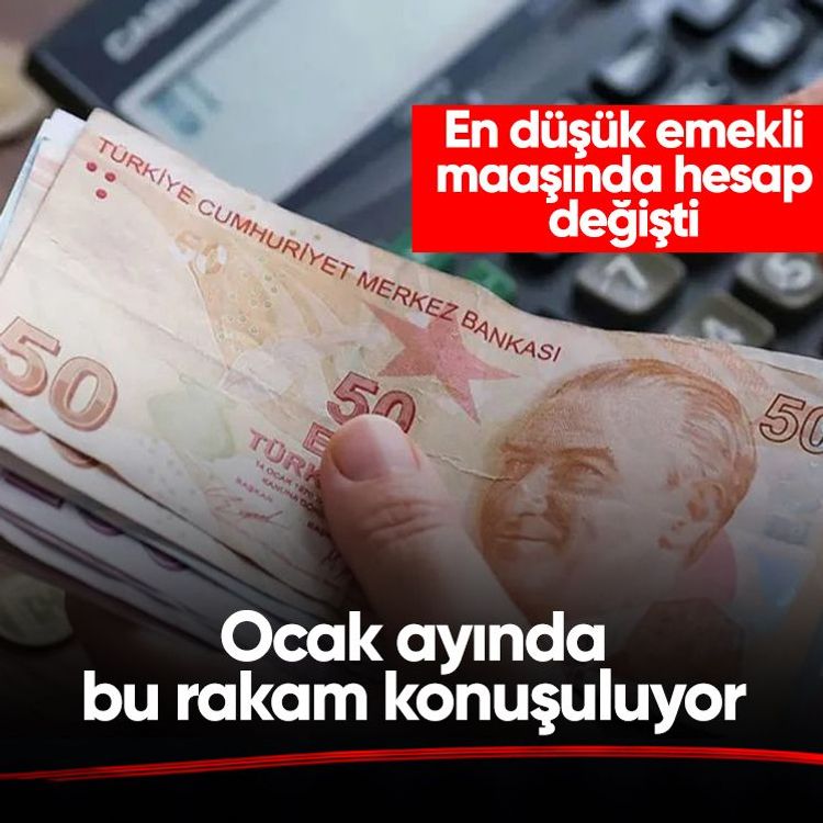 En düşük emekli maaşında hesap değişti.. Ocak ayında bu rakam konuşuluyor