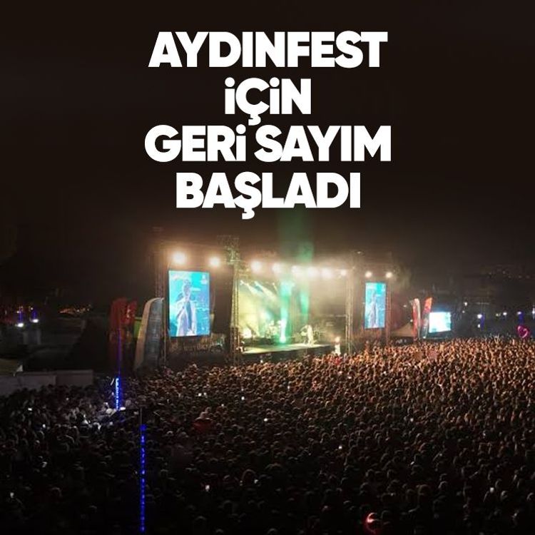 Aydınfest için geri sayım başladı