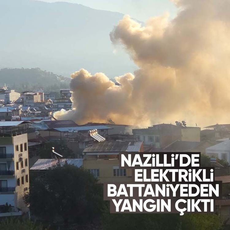 Nazilli’de elektrikli battaniyeden yangın çıktı