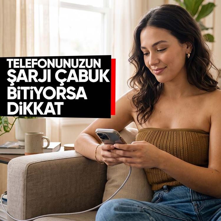 Telefonunuzun şarjı çabuk bitiyorsa dikkat