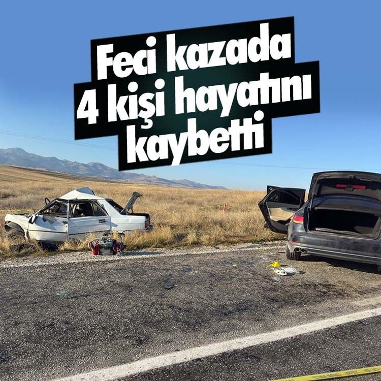 Feci kazada 4 kişi hayatını kaybetti