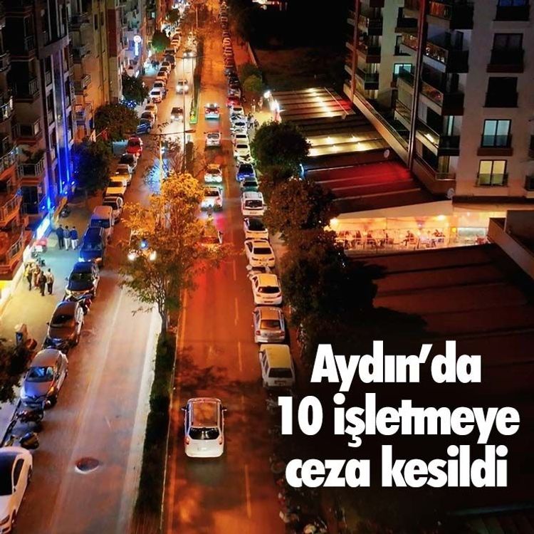 Aydın’da 10 işletmeye ceza kesildi