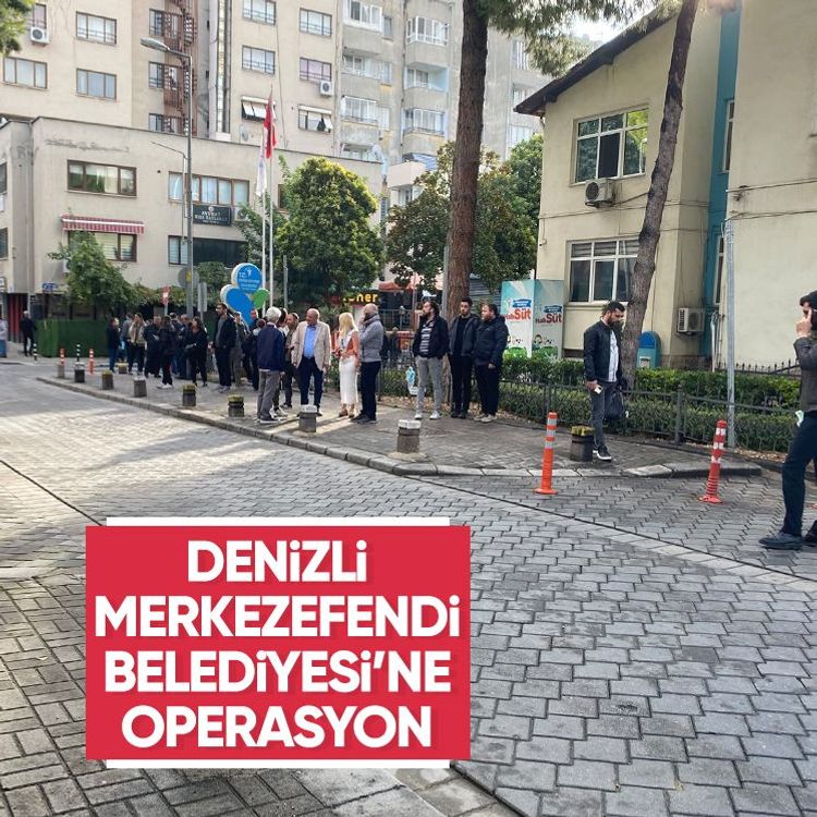 Denizli Merkezefendi Belediyesi’ne operasyon