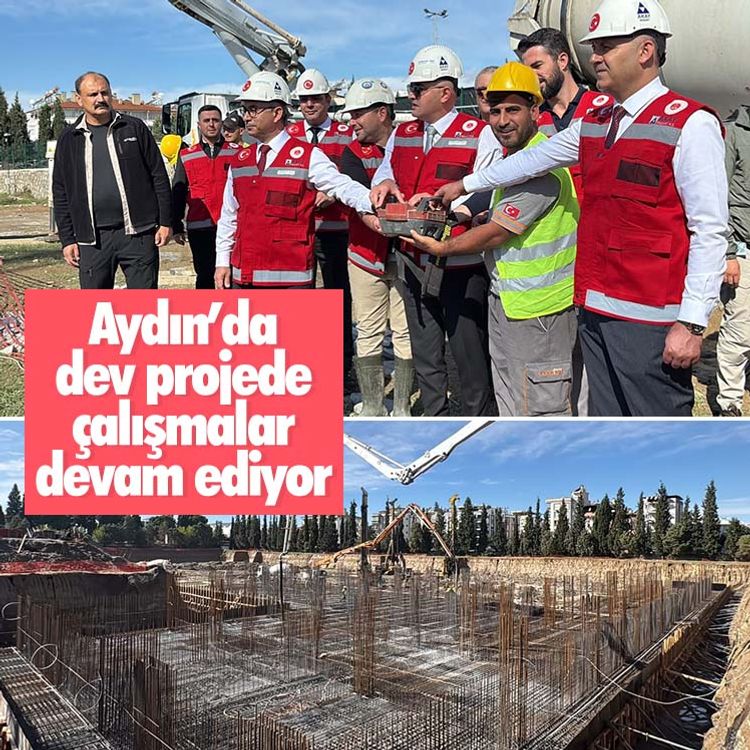 Aydın’da dev projede çalışmalar devam ediyor