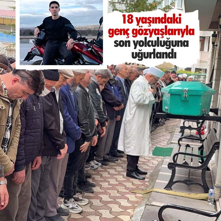 18 yaşındaki genç gözyaşlarıyla son yolculuğuna uğurlandı