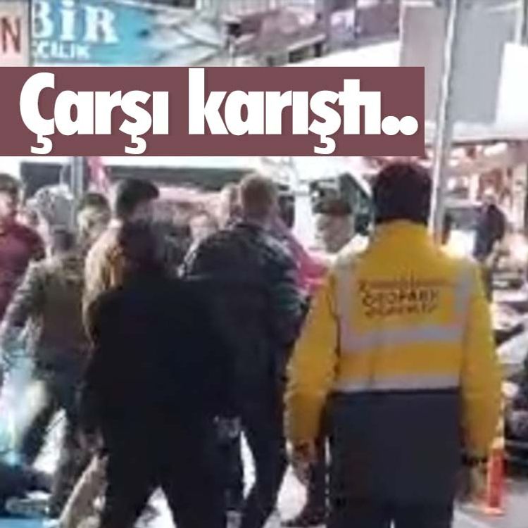 Çarşı karıştı.. 4 kişi kaçtı, 1 kişi ağır yaralı