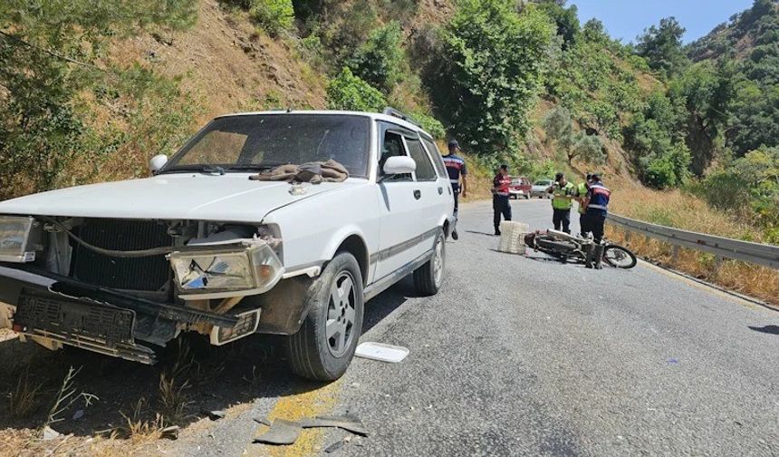 Aydın'da feci kaza: 1 ağır yaralı