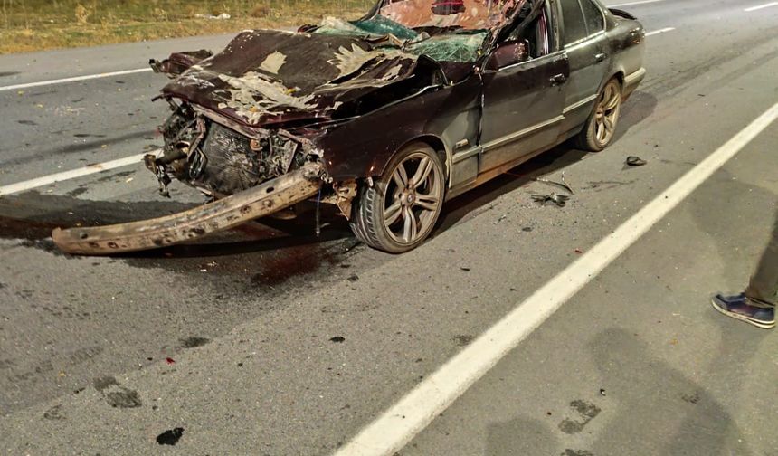 22 yaşındaki sürücü ağır yaralı