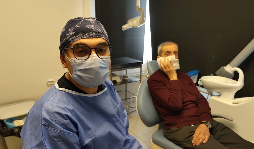 83 yaşında 20'lik dişi çıktı