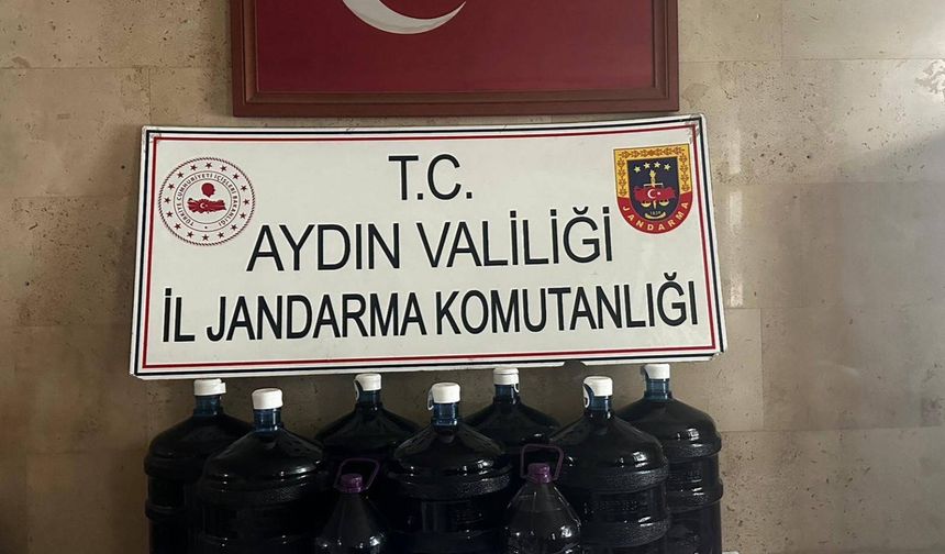 Aydın’da yakalandı, 150 litre!