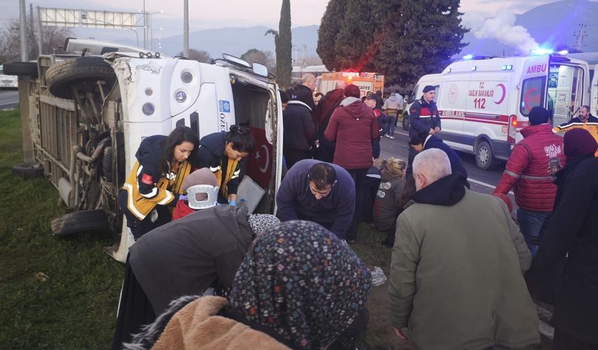 Aydın’da buzlanan yolda can pazarı yaşandı