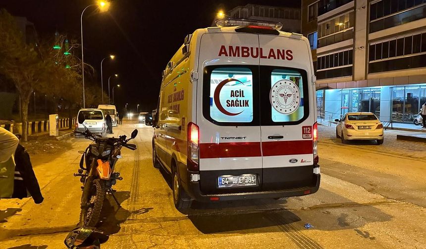 Motosikletin çarptığı yaya hayatını kaybetti