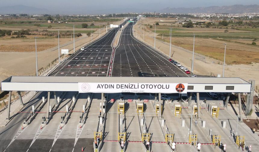Aydın–Denizli Otoyolu’nu kullanacaklar dikkat