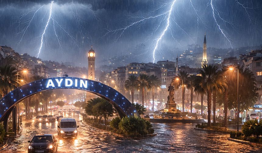 Aydın’a sarı kodlu uyarı geldi, önlem almayı unutmayın
