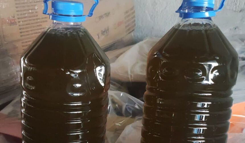 Aydın’da 1324 litre sahte yağ ele geçirildi