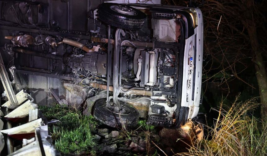 Aydın’da kamyon kazası