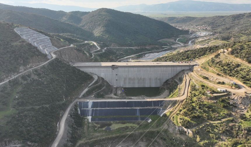 Aydın’da Sarıçay Barajı’nda çalışmalar devam ediyor.. 20 milyon metreküp su sağlanacak