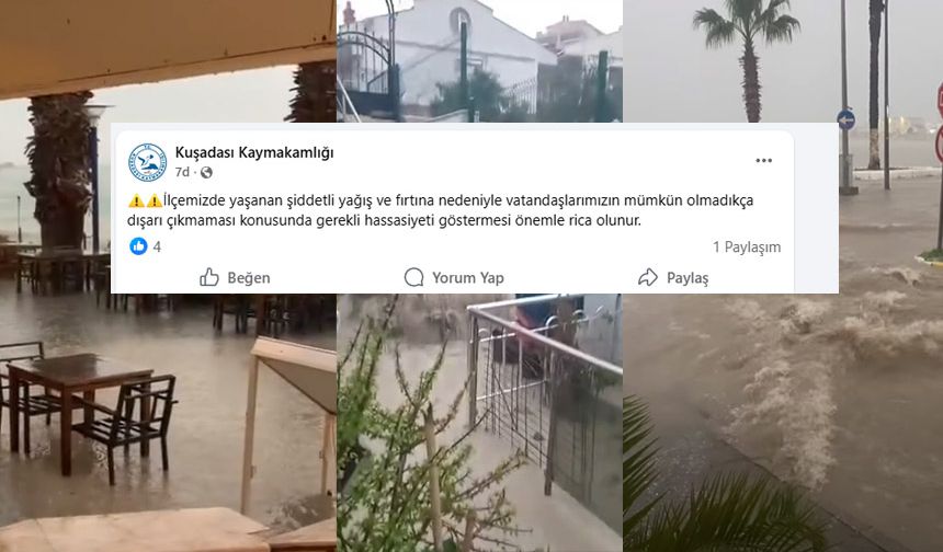 Aydın’ın o ilçesine kritik uyarı: Zorunlu olmadıkça dışarı çıkmayın