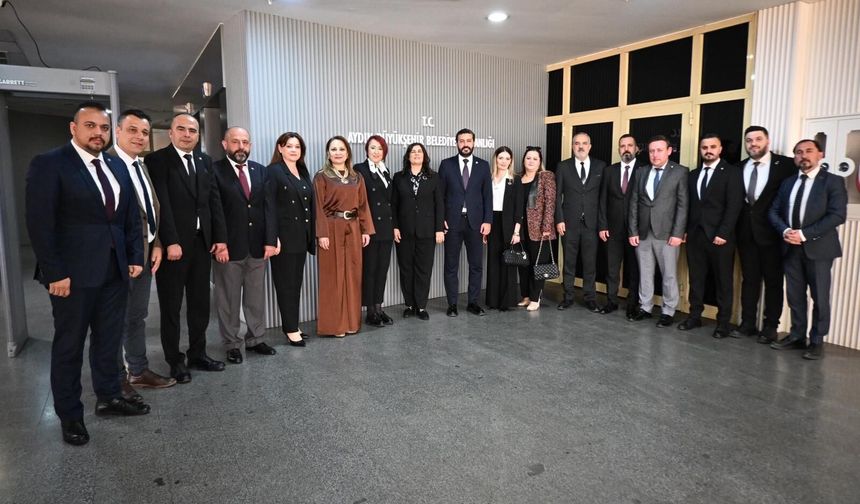 Başkan Çerçioğlu’na Milliyetçi Hareket Partisi Aydın’dan ziyaret