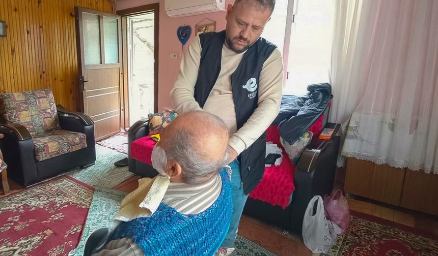 Efeler Belediyesi Evde Bakım Hizmetleri devam ediyor