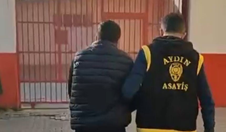 Hırsızlık suçundan aranan şahıs Efeler'de yakalandı