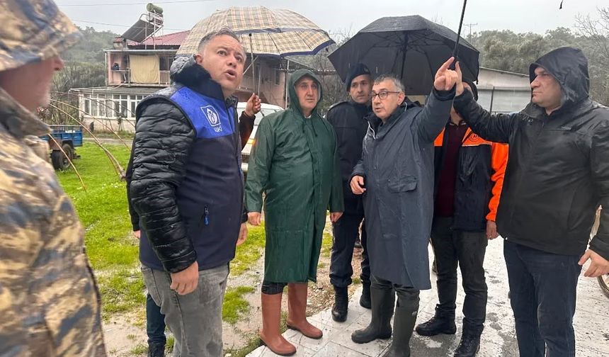 İncirliova’da 9 ev tahliye edildi