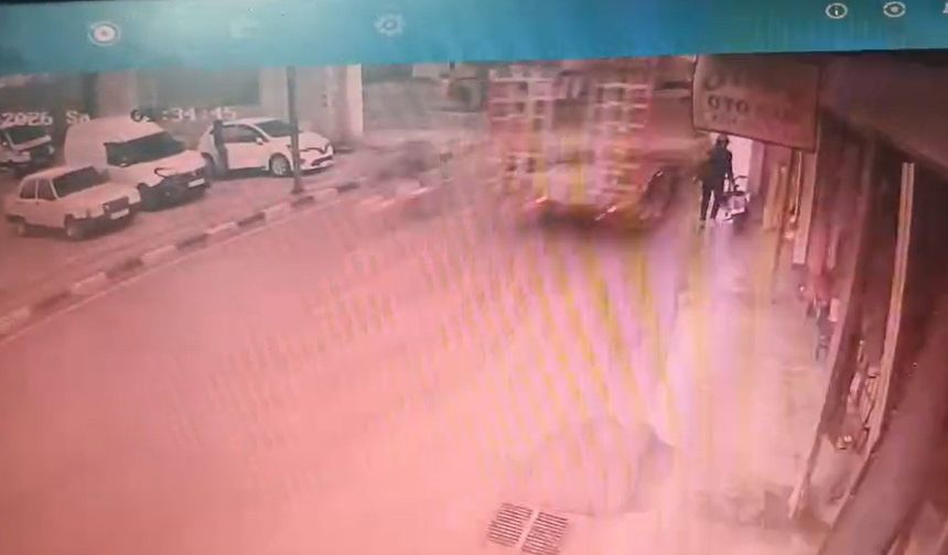 Korku dolu anlar kamerada