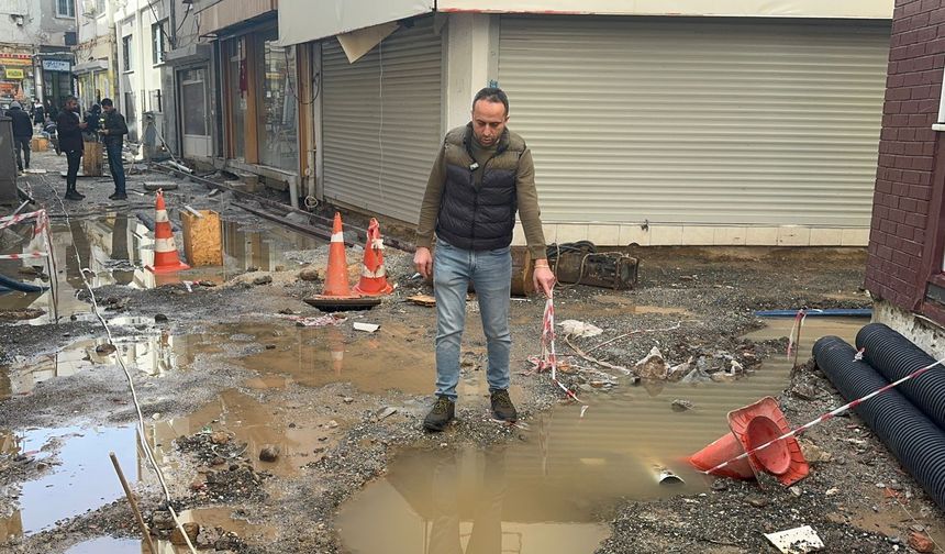 Kuyum atölyesini su bastı
