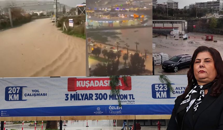 Özlem hanım bu ne? Yatırım varsa su niye bastı, su bastıysa yatırım nerede?