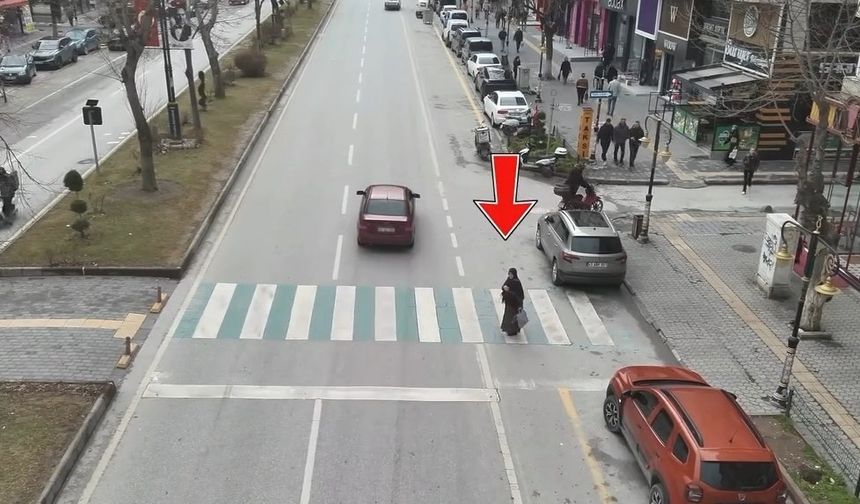 Polis gökyüzünden cezayı kesti