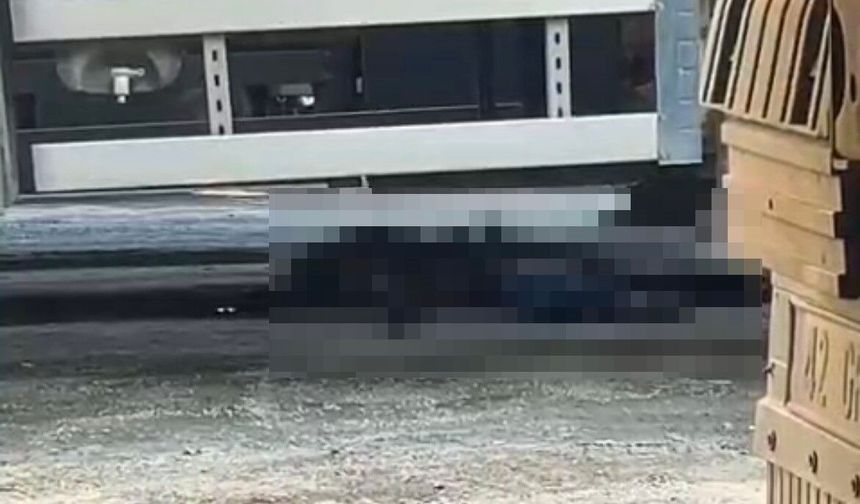 Tırın altında kalan şoför can verdi
