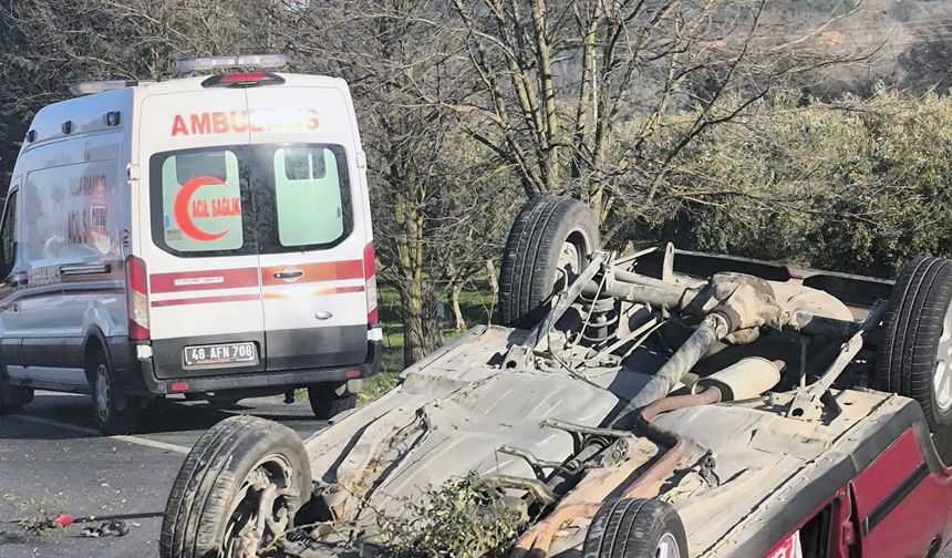 Aydın yolunda kaza oldu