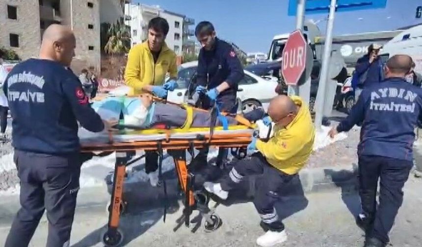 Aydın’da 73 yaşındaki sürücü ters yönden çıkınca kaza yaptı