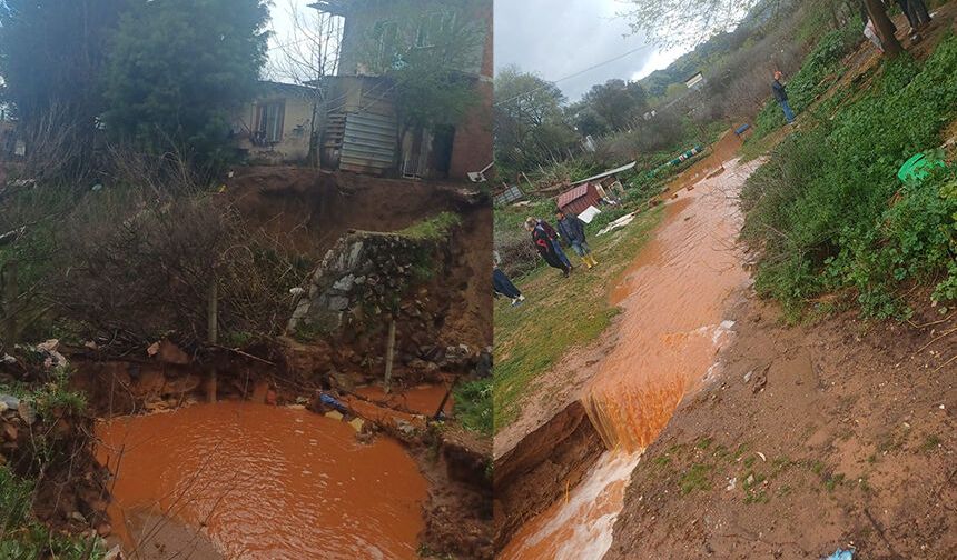 Aydın’da Çakırlar Çayı taştı, yıkılma riski olan ev tahliye edildi