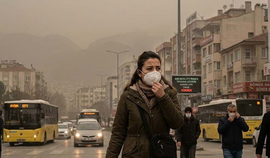Aydın’da hava kalitesi kötü seviyede: Risk gruplarına uyarı