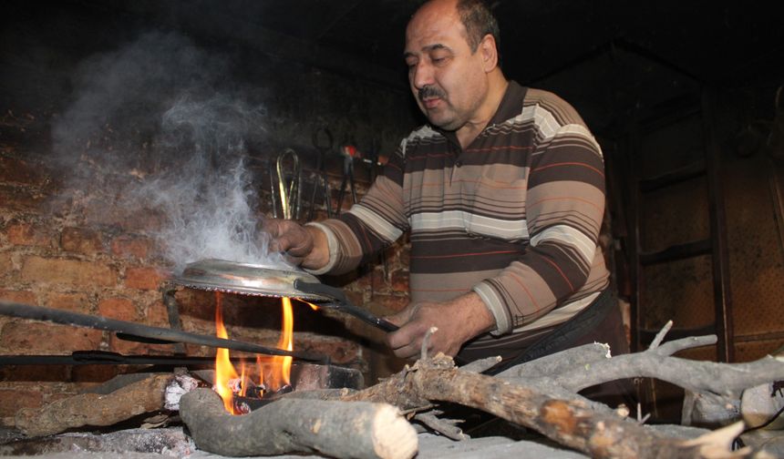 Aydın’da yarım asırlık kalay ustası dertli