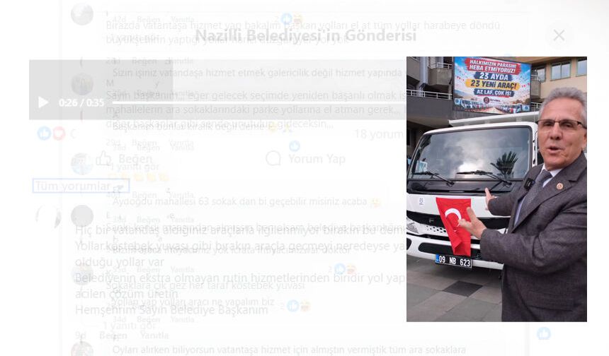 Nazilli Belediye Başkanı Ertuğrul Tetik’e büyük tepki