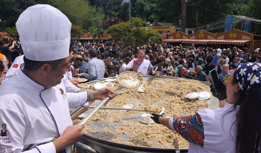 2 ton bahar pilavı dağıtıldı