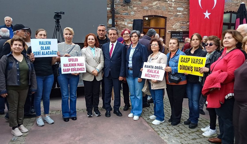 350 bin nüfuslu Efeler’de 50 kişi Nevzat Biçer Parkı’na geldi