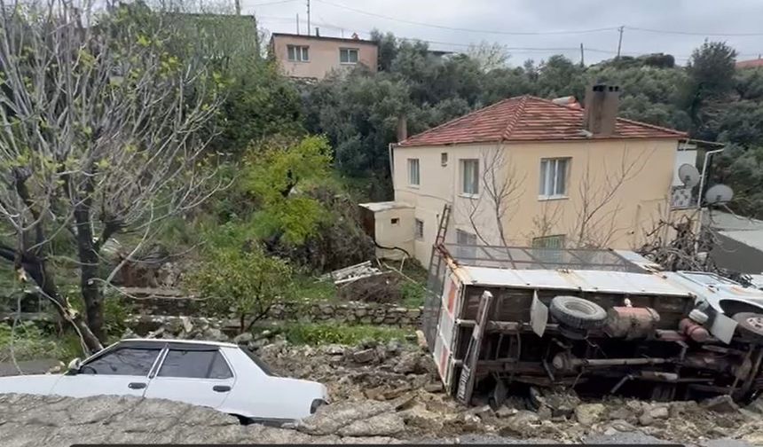 Aydın’ı sağanak vurdu
