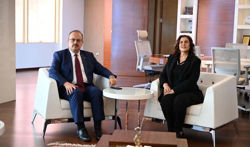 Başkan Çerçioğlu’na Vali Canbolat’tan ziyaret