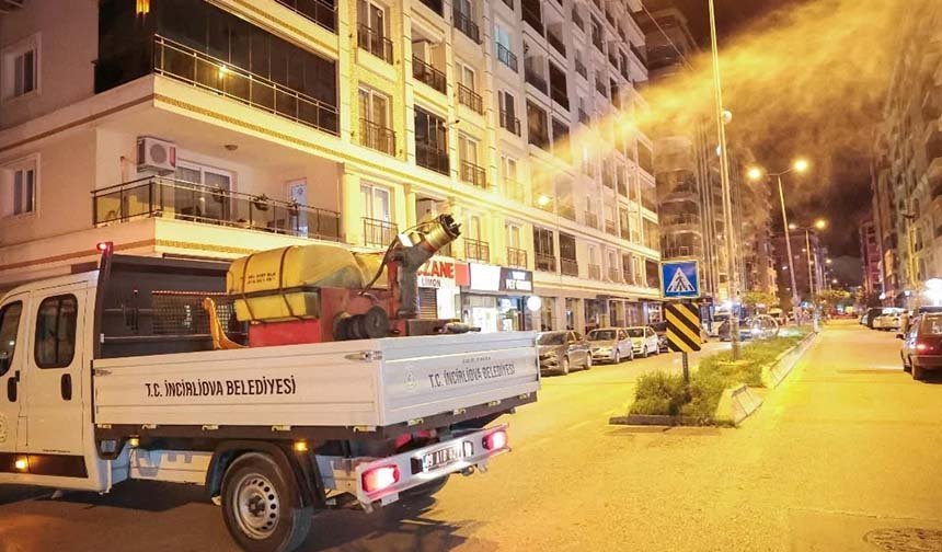 İncirliova’da sivrisinek ve haşereye karşı mesai sürüyor