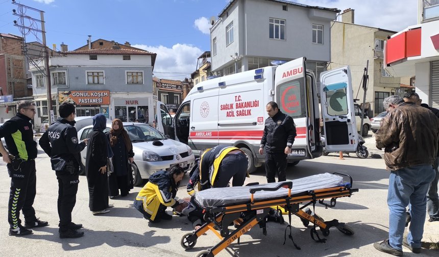 Otomobilin çarptığı yaya ağır yaralı
