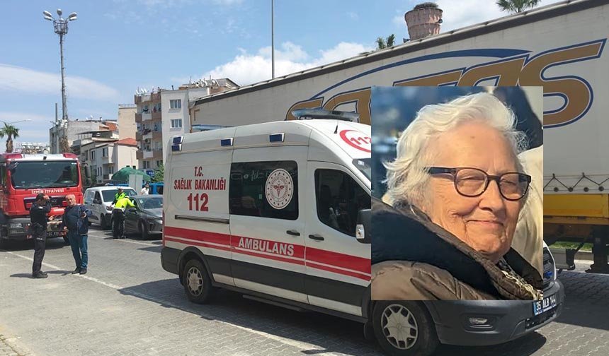 Yaya geçidinde tır çarpan yaşlı kadın hayatını kaybetti