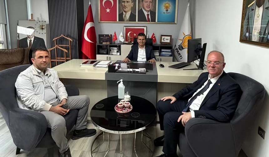 AK Parti Adalar İlçe Başkanı Sina Şen’den Başkan Sarıgöz’e ziyaret