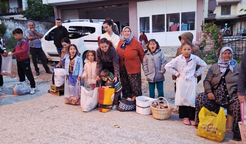 Asırlık gelenekle çocukların yüzü gülüyor