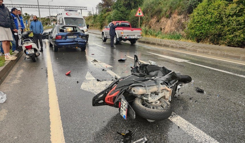 Aydın’da feci kaza, 1 kişi ağır yaralı